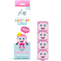 Lot de 4 Cubes Lumineux Princesse Ida