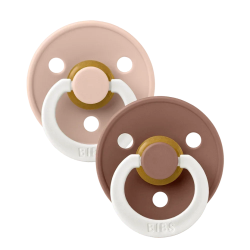 Tétines Colour GLOW - Taille 2 Woodchuck / Blush