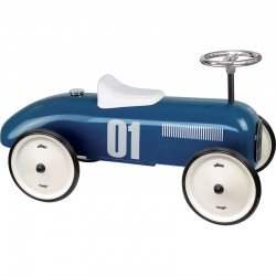 Porteur Voiture Vintage Bleu pétrole