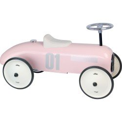 Porteur Voiture Vintage Rose tendre