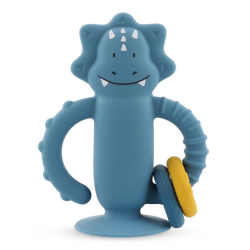 Jouet à Ventouse En Silicone - Mr Triceratops