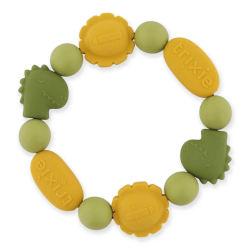 Bracelet de dentition en silicone - Mr Dino / Mr Lion