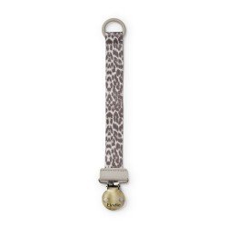 Attache tétine léopard