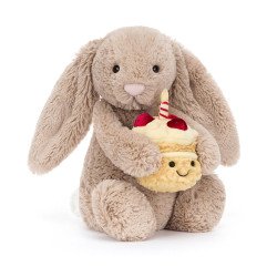 Peluche Bashful Beige Bunny Birthday