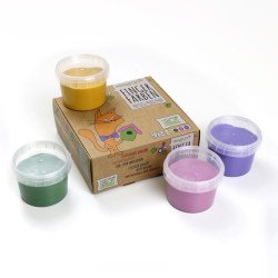 Coffret 4 Pots Peinture aux Doigts Naturelle & Vegan « Luka »