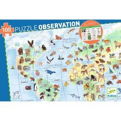 Puzzle Observation Animaux 100