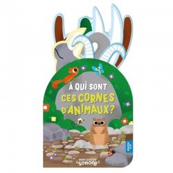 Livre Mon coucou sonore A qui sont ces cornes d'animaux ?