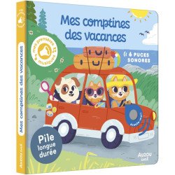Livre sonore Mes comptines des vacances